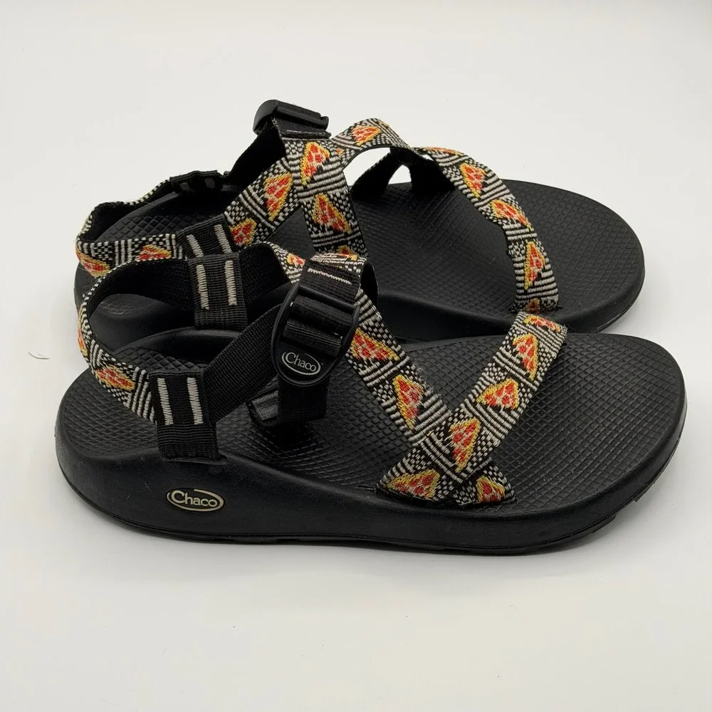 Chaco Z1 Classic Pizza Sandals Mens 11 Black Strappy Sport J106321